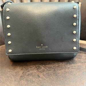 Kate Spade Black Crossbody Bag with Silver Studs
